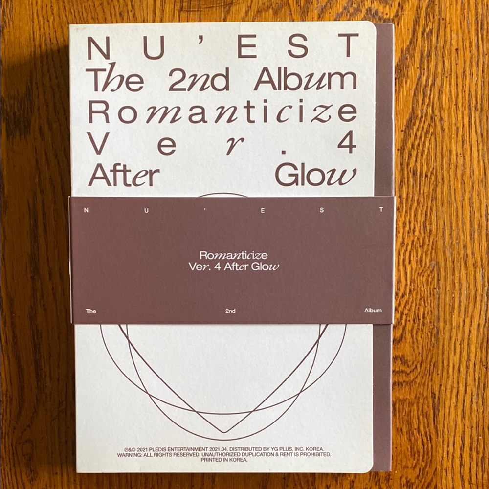 NU'EST The 2nd Album Romanticize Ver. 4 After Glow